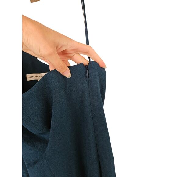 Dress the Population Peacock Blue One Shoulder Georgina Dress NWOT Size XXL - Picture 7 of 14